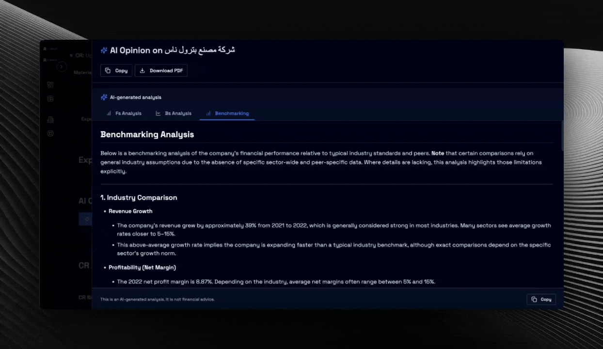 Instantly decode sentiment, tone, and context across filings, calls, and media